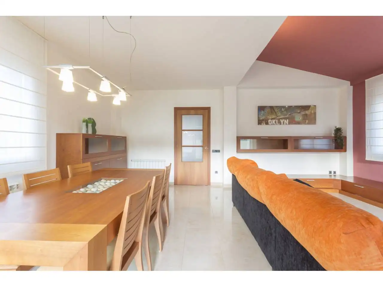 Comedor de Casa o chalet de alquiler en Quart con Aire acondicionado, Calefacción y Jardín privado