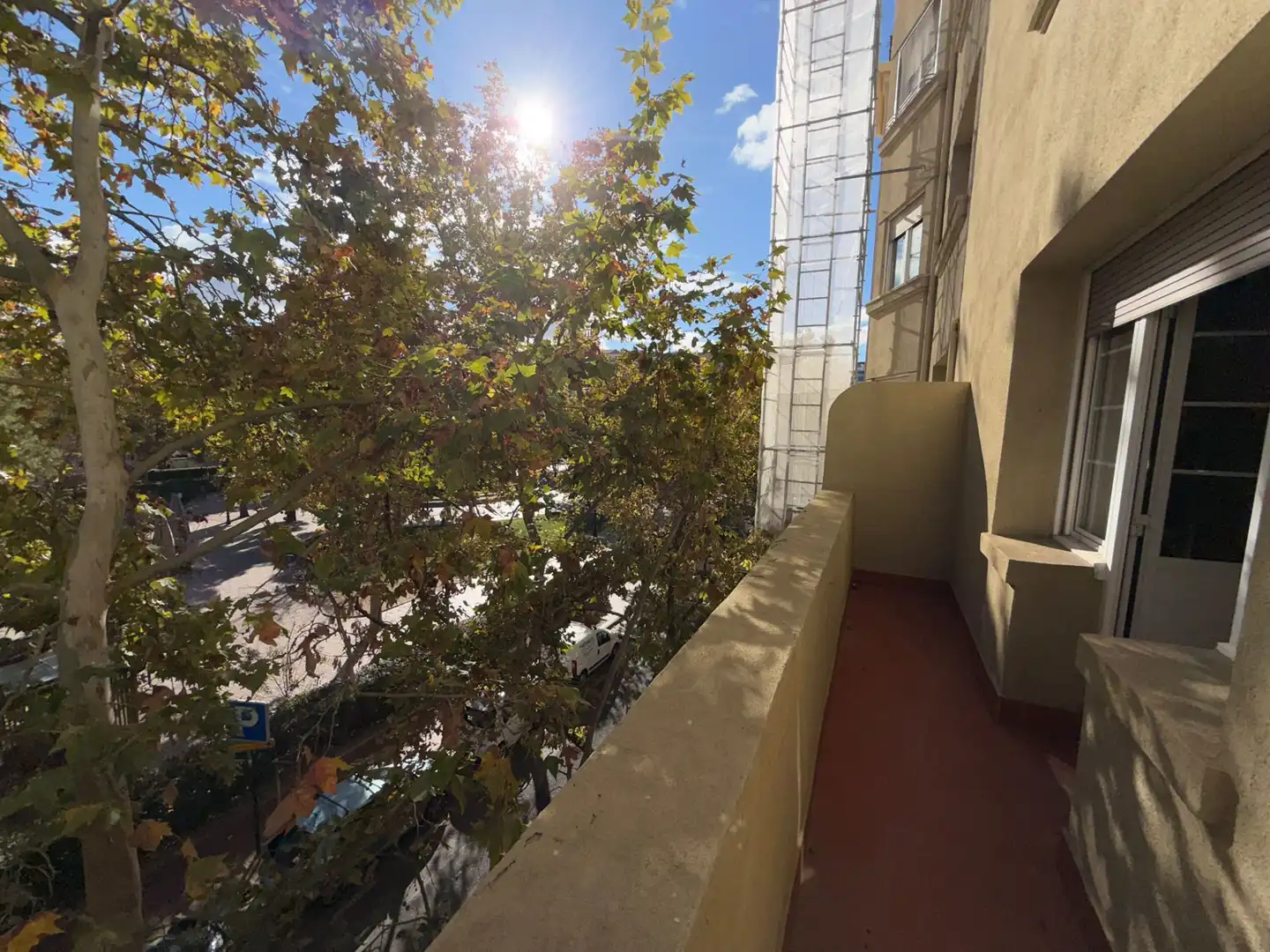 Balcony of Flat for sale in Zaragoza  with Heating, Terrace and Furnished