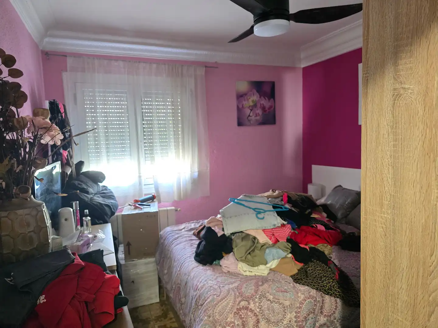 Schlafzimmer von Wohnung zum Verkauf in Zaragoza mit Heizung, Möbliert und Balkon
