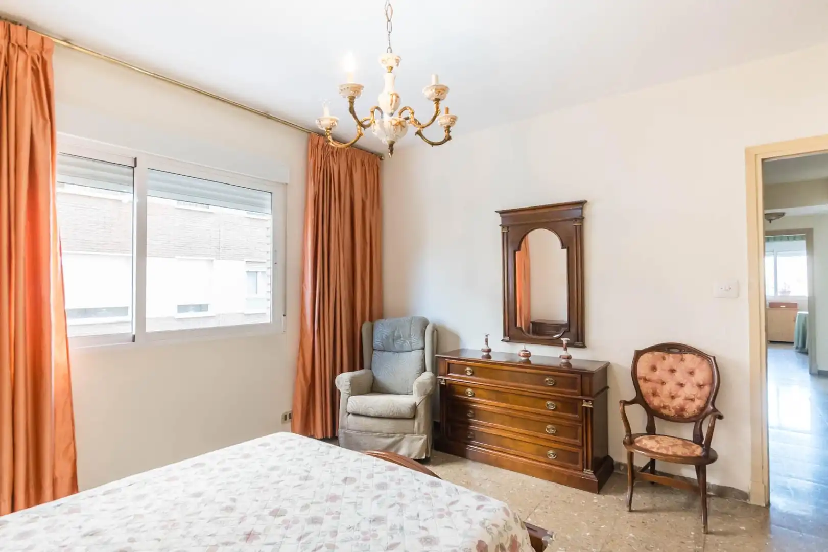 Schlafzimmer von Wohnung zur Miete in Murcia mit Klimaanlage, Terrasse und Abstellraum