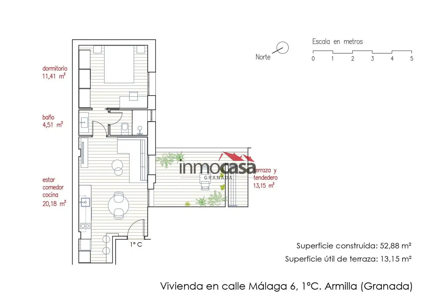 Apartments for sale in Armilla  with Air Conditioner, Heating and Terrace