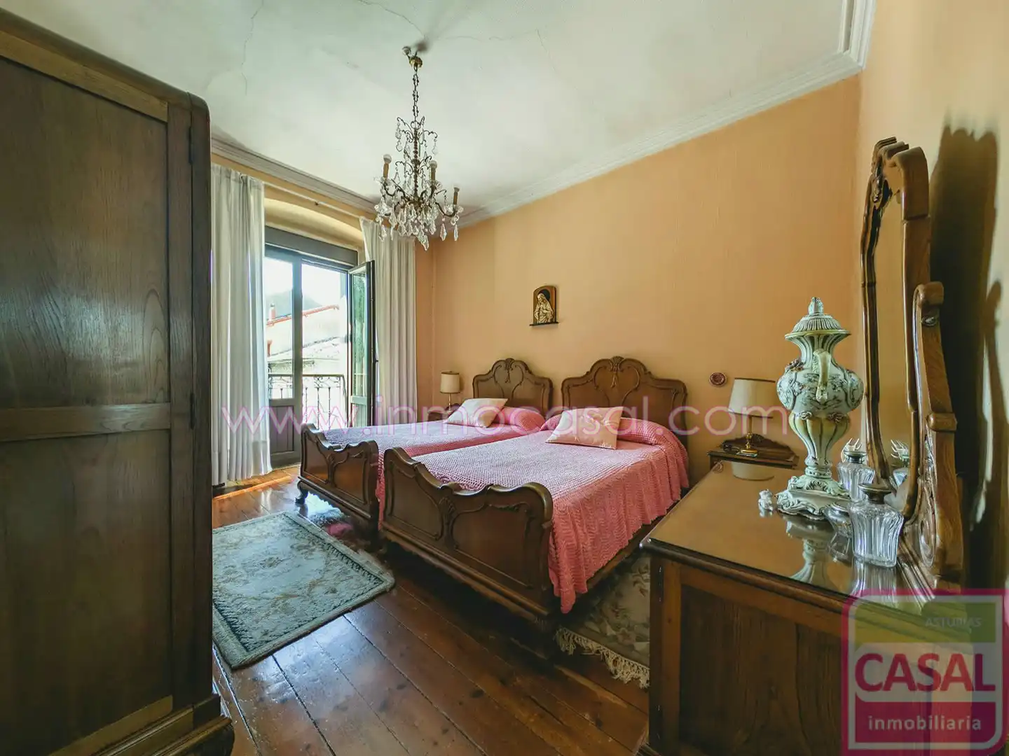 Bedroom of Flat for sale in Mieres (Asturias)  with Heating, Terrace and Storage room