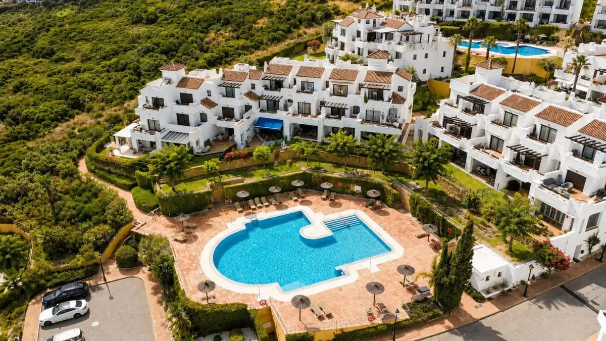 Exterior view of Detached homes for sale in La Alcaidesa  with Air Conditioner, Private garden and Terrace