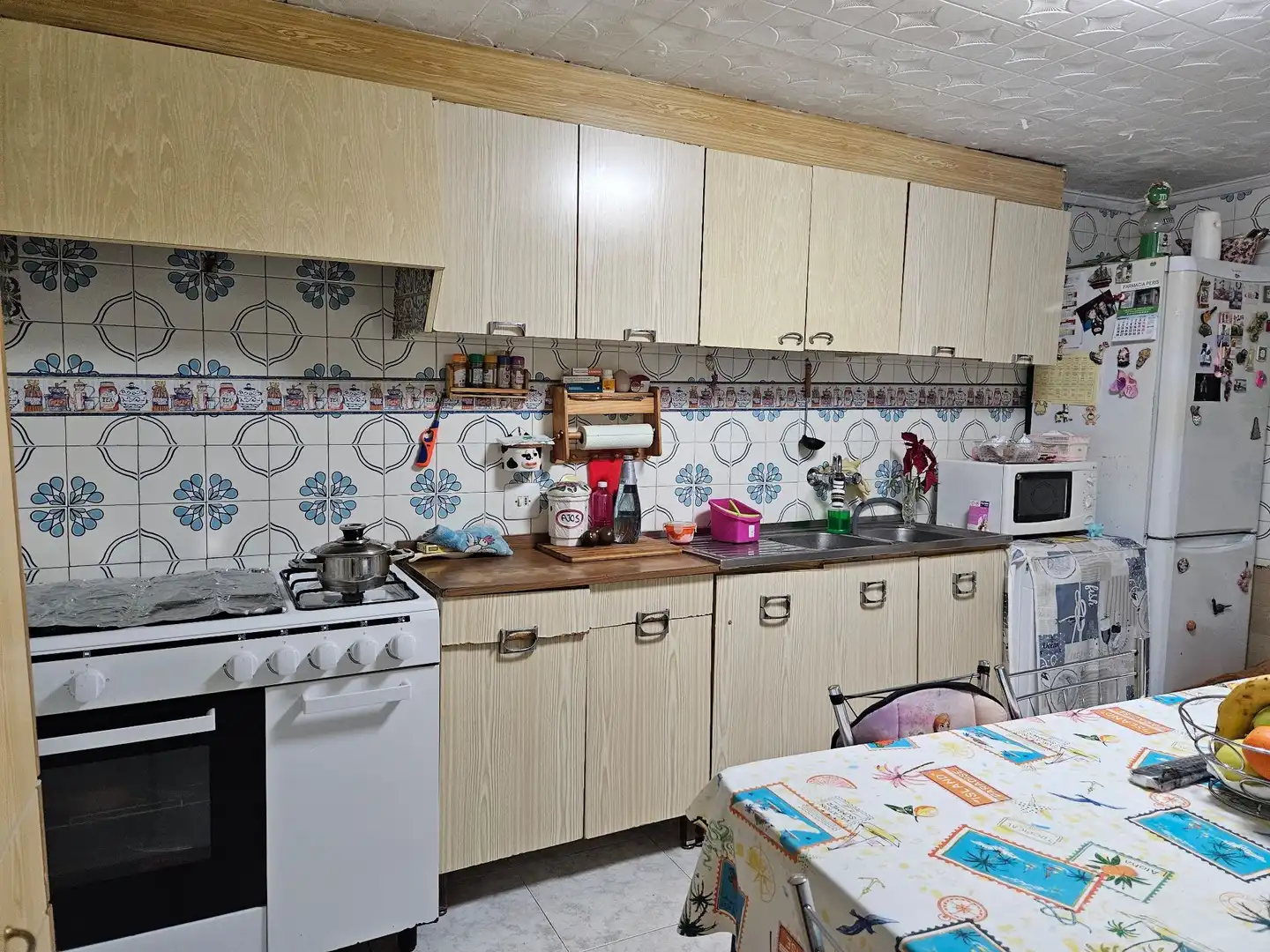 Cocina de Casa adosada en venta en Monóvar  / Monòver con Aire acondicionado, Calefacción y Jardín privado