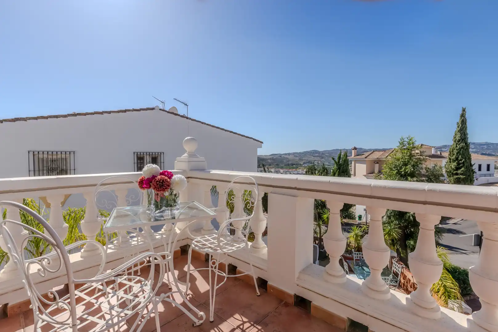 Terrassa de Casa o xalet en venda en Mijas amb Aire condicionat, Calefacció i Jardí privat