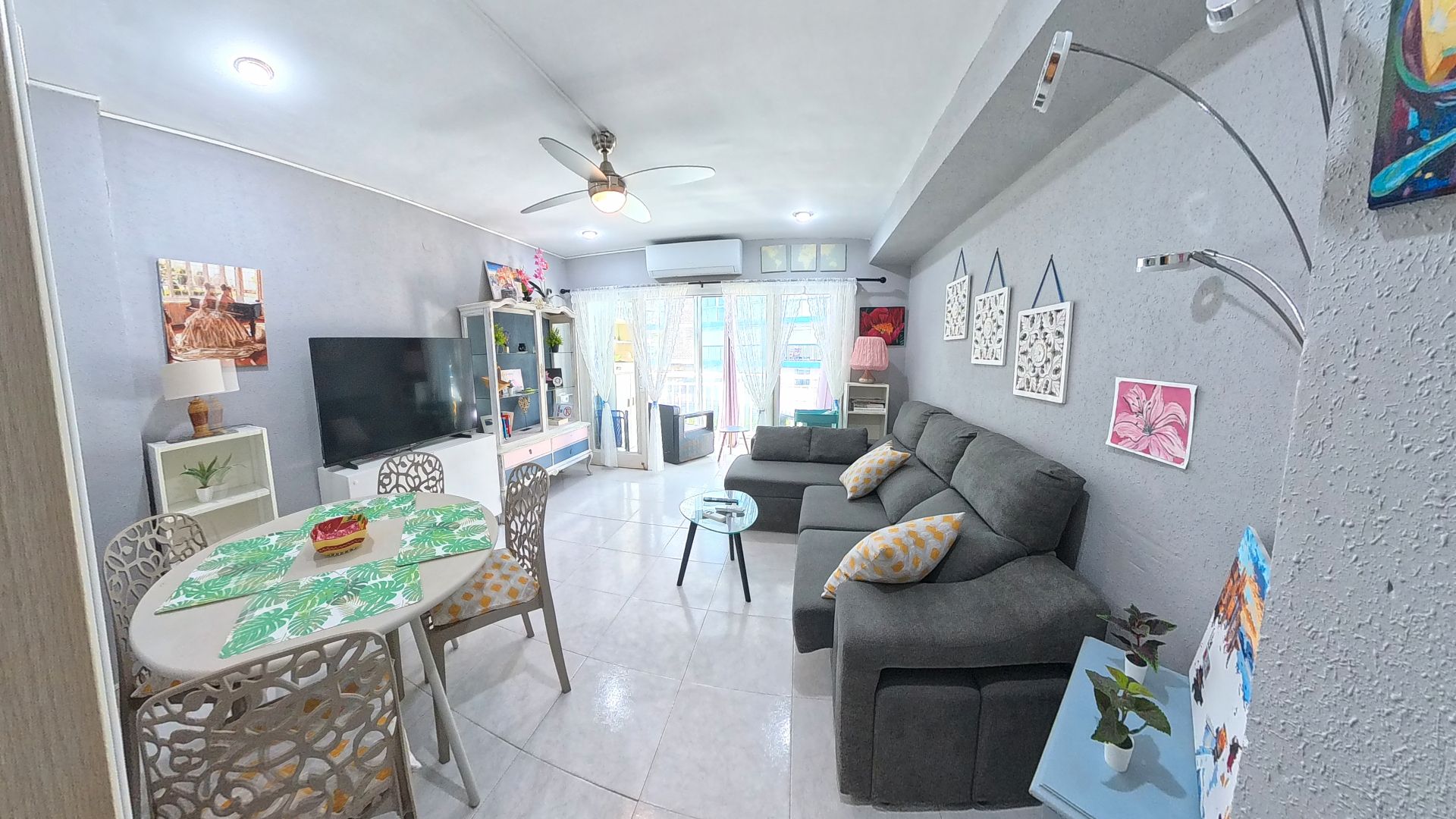 Living room of Flat for sale in El Campello  with Air Conditioner, Heating and Terrace