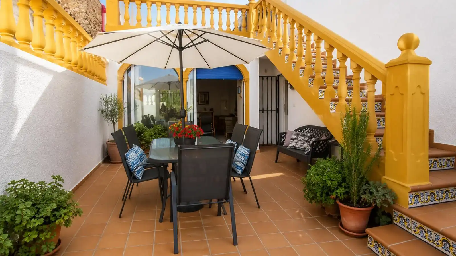 Terraza de Finca rústica en venta en El Ràfol d'Almúnia con Aire acondicionado, Calefacción y Terraza