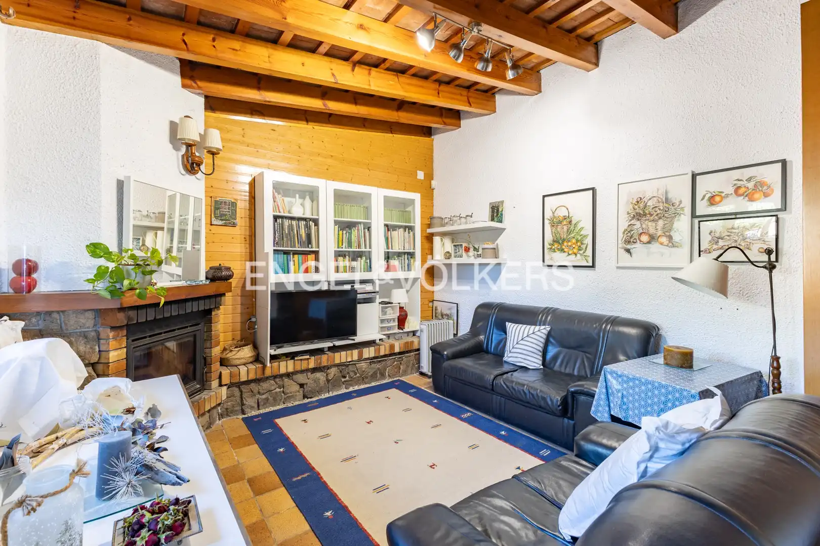 Living room of Houses for sale in Sant Celoni  with Air Conditioner, Heating and Private garden