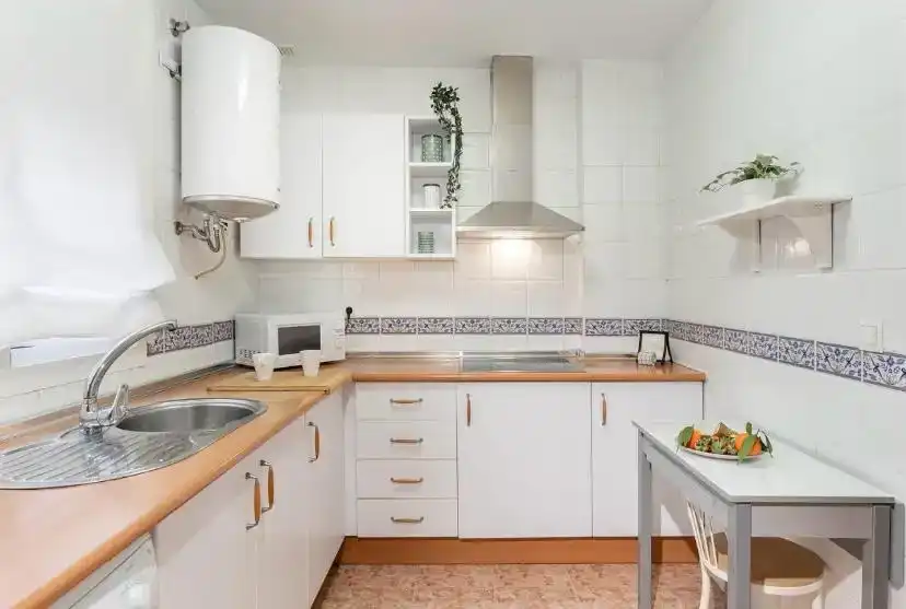 Kitchen of Flat for rent in Torremolinos  with Air Conditioner, Furnished and Balcony