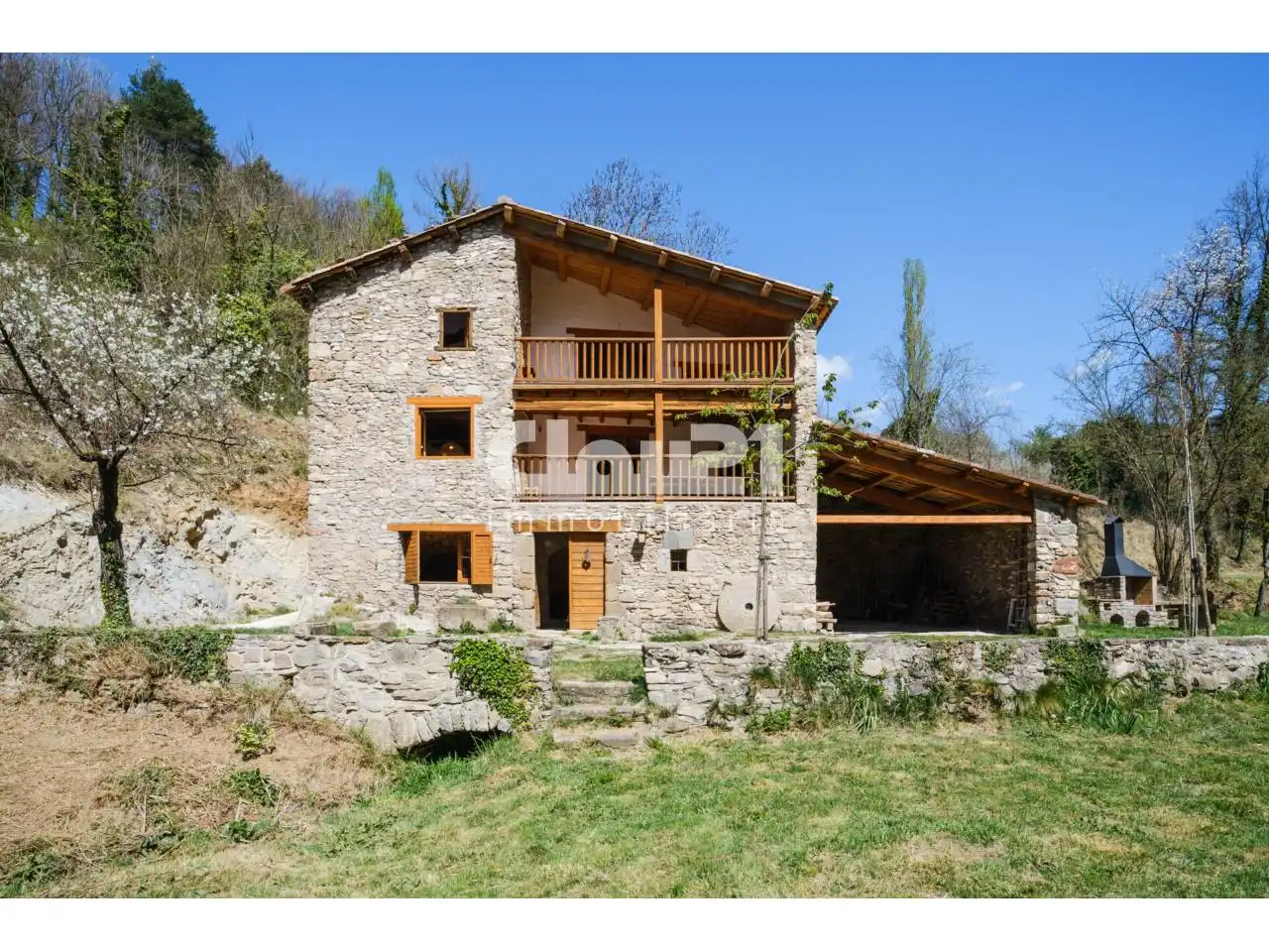 Vista exterior de Casa o chalet en venta en Borredà con Jardín privado