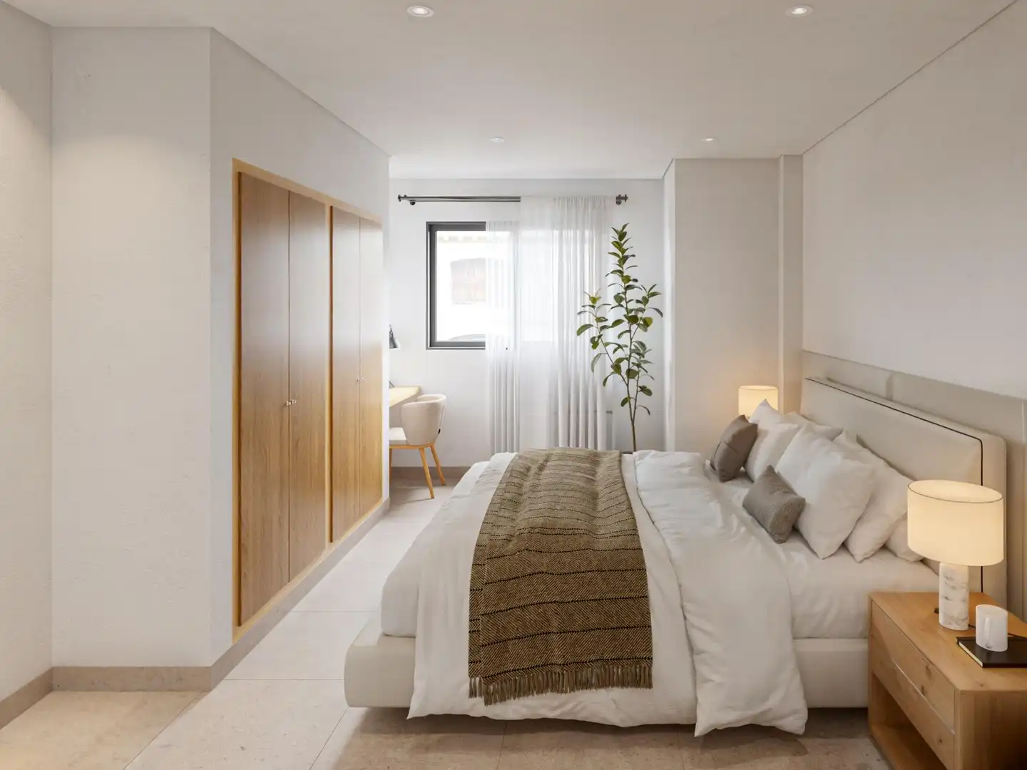 Bedroom of Flat for sale in Gandia  with Terrace and Balcony