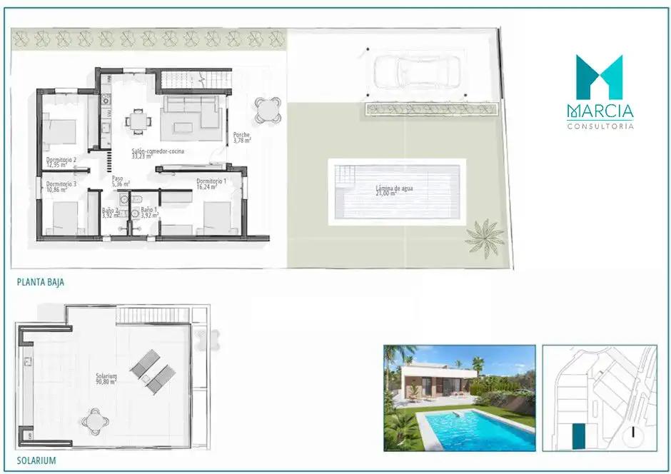 Villa con terrazza in vendita a Las Salinas, imagen 8