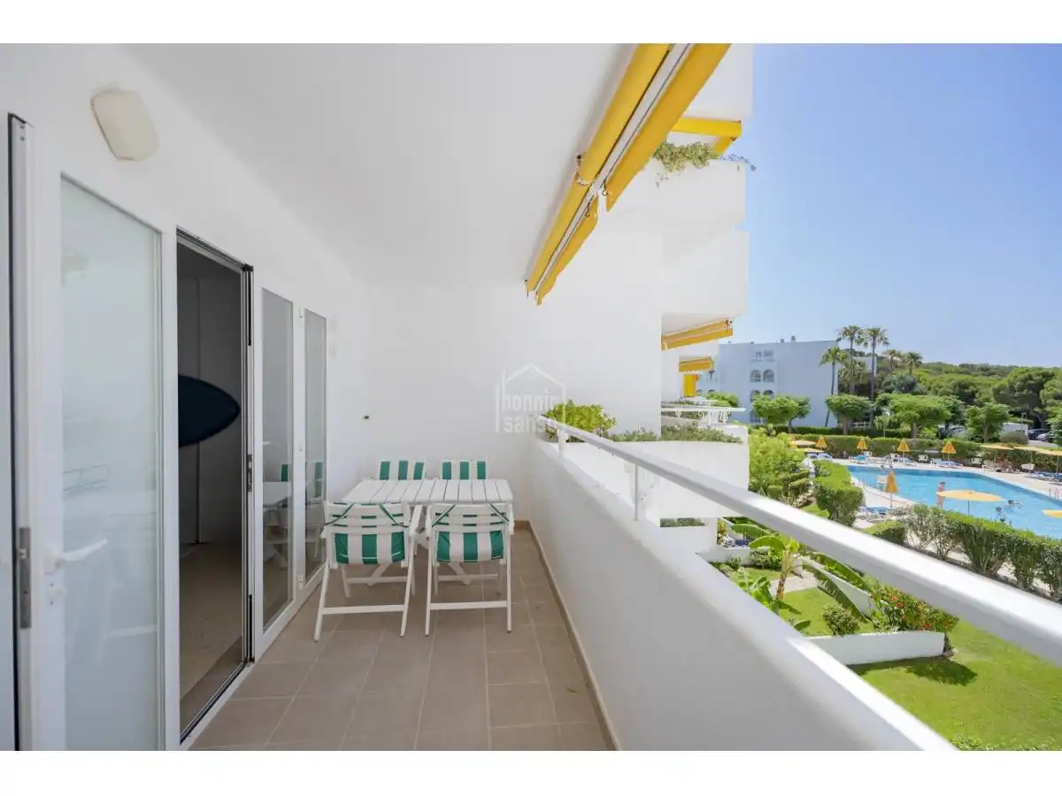 Terrassa de Apartament en venda en Es Migjorn Gran amb Terrassa i Moblat