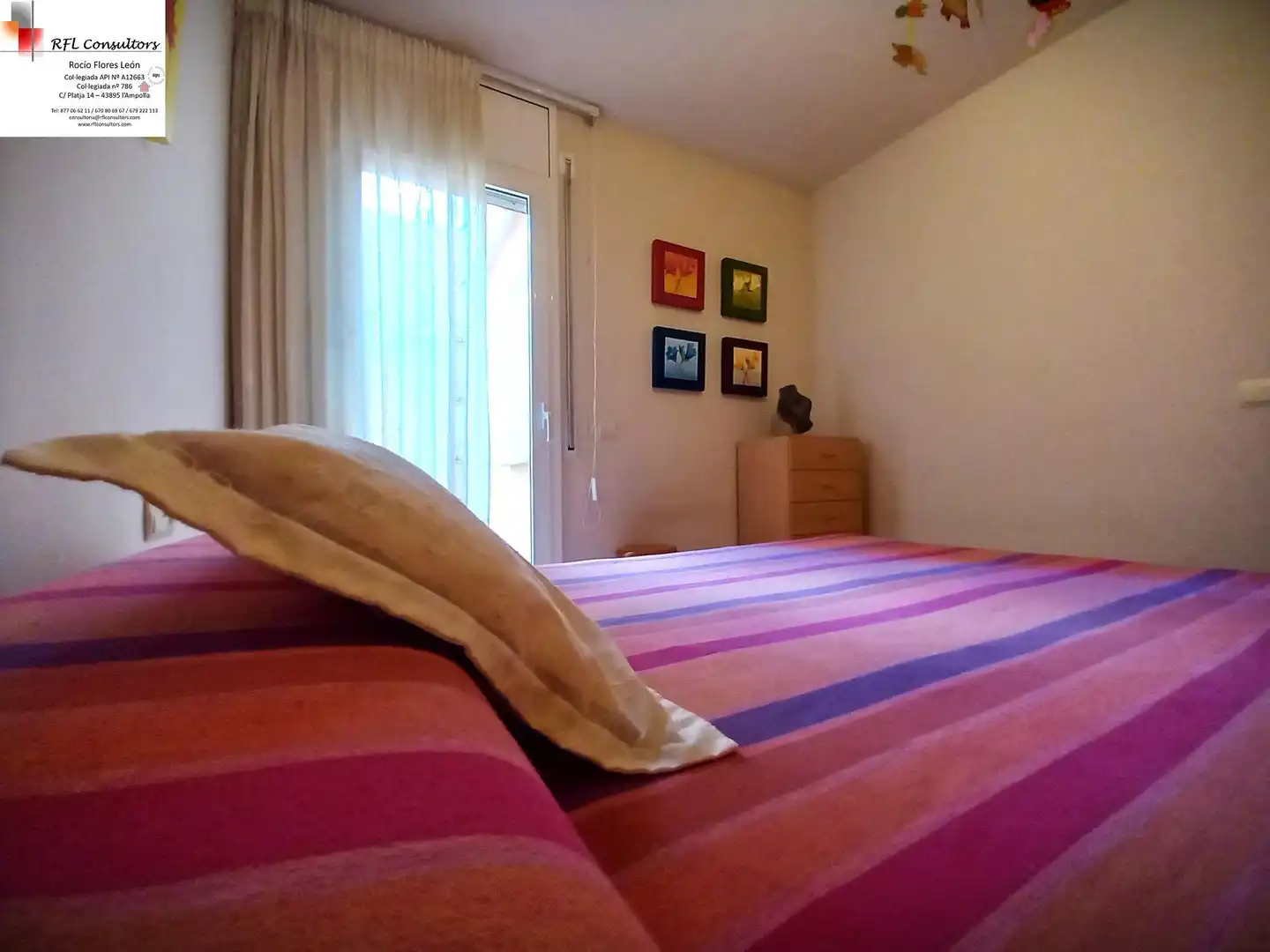 Schlafzimmer von Wohnungen zum Verkauf in L'Ampolla mit Heizung, Terrasse und Möbliert
