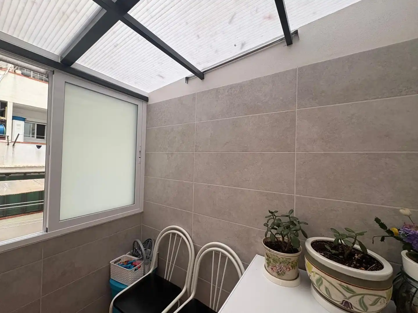 Balcony of Flat for sale in Alcoy / Alcoi  with Air Conditioner and Storage room