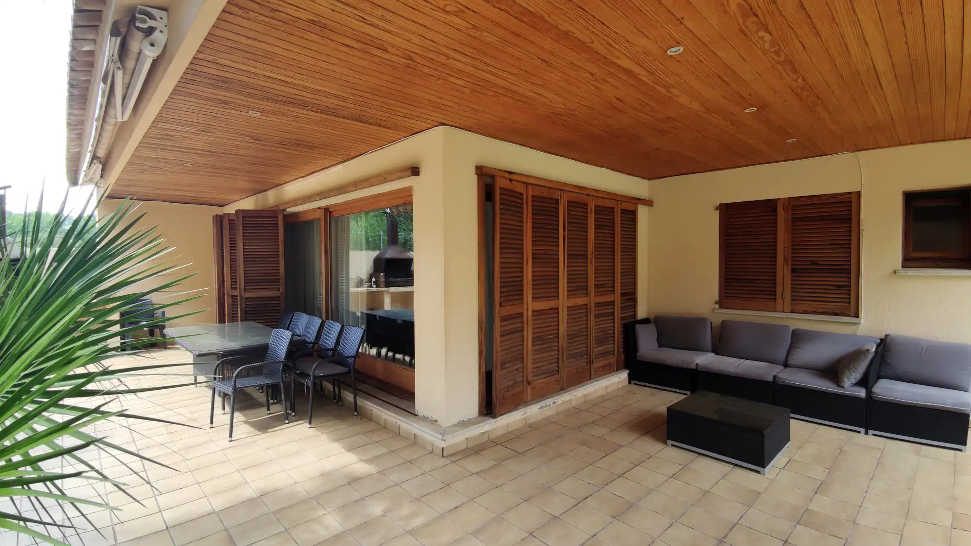 Terrassa de Finca rústica en venda en Santa Cristina d'Aro amb Calefacció, Jardí privat i Terrassa