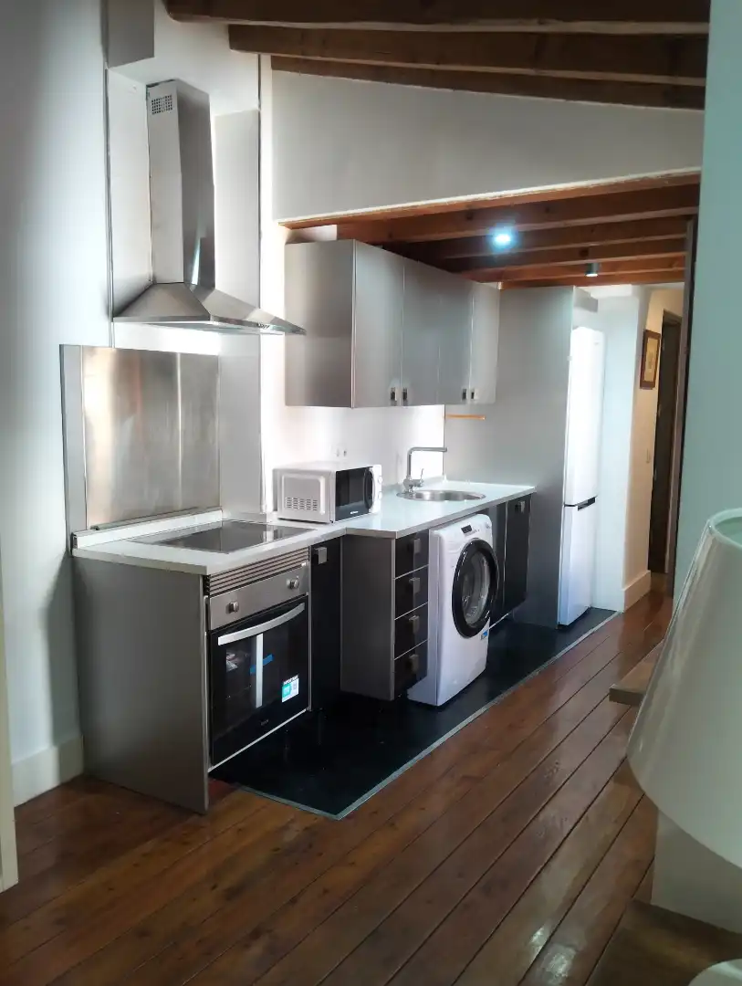 Cocina de Apartamento de alquiler en Toledo con Aire acondicionado, Calefacción y Parquet