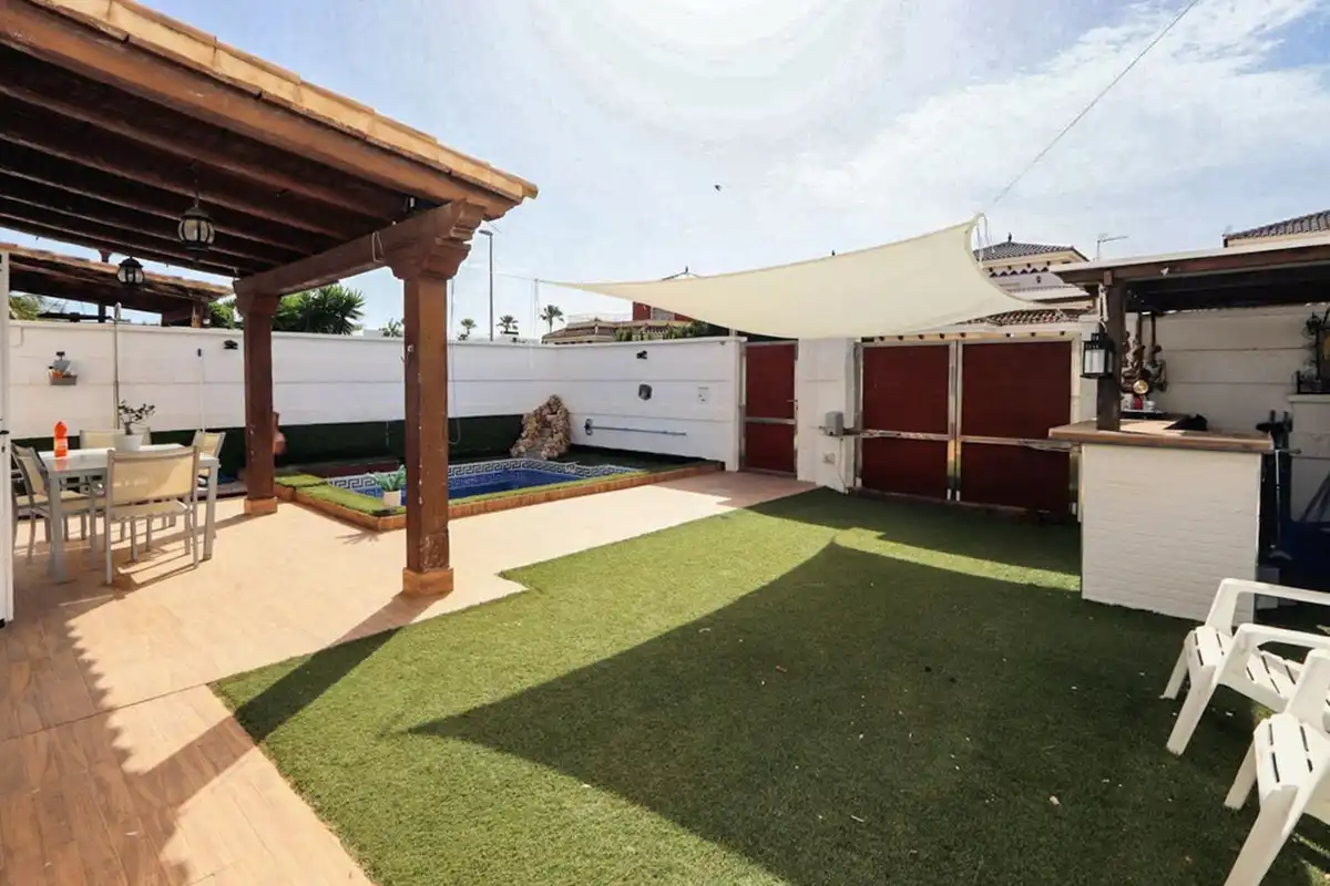 Terrassa de Casa o xalet en venda en Murcia amb Aire condicionat, Jardí privat i Terrassa