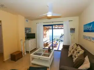 Living room of Flat for rent in Almuñécar  with Air Conditioner, Terrace and Furnished