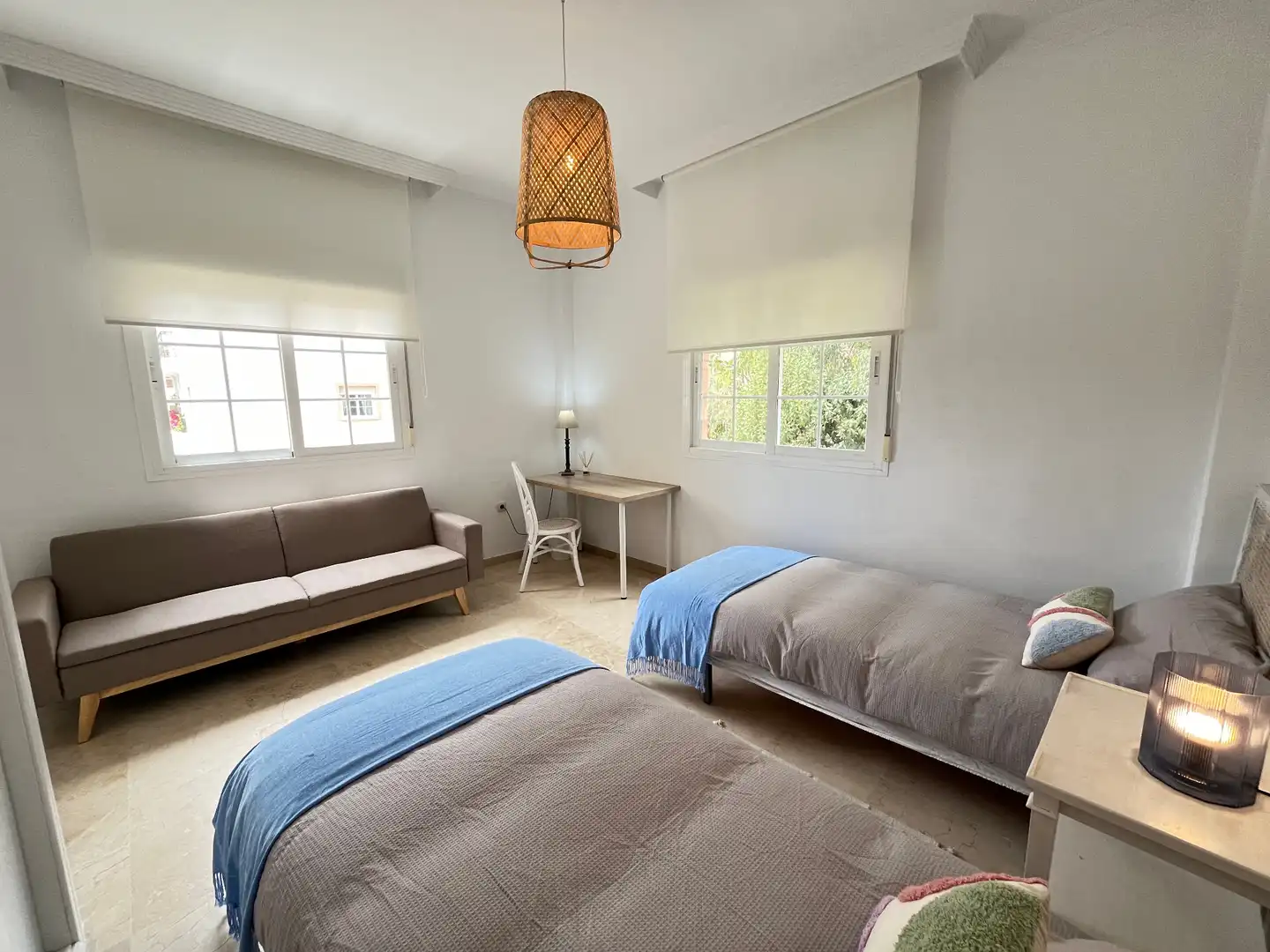 Bedroom of Flat for sale in Marbella  with Air Conditioner, Terrace and Storage room