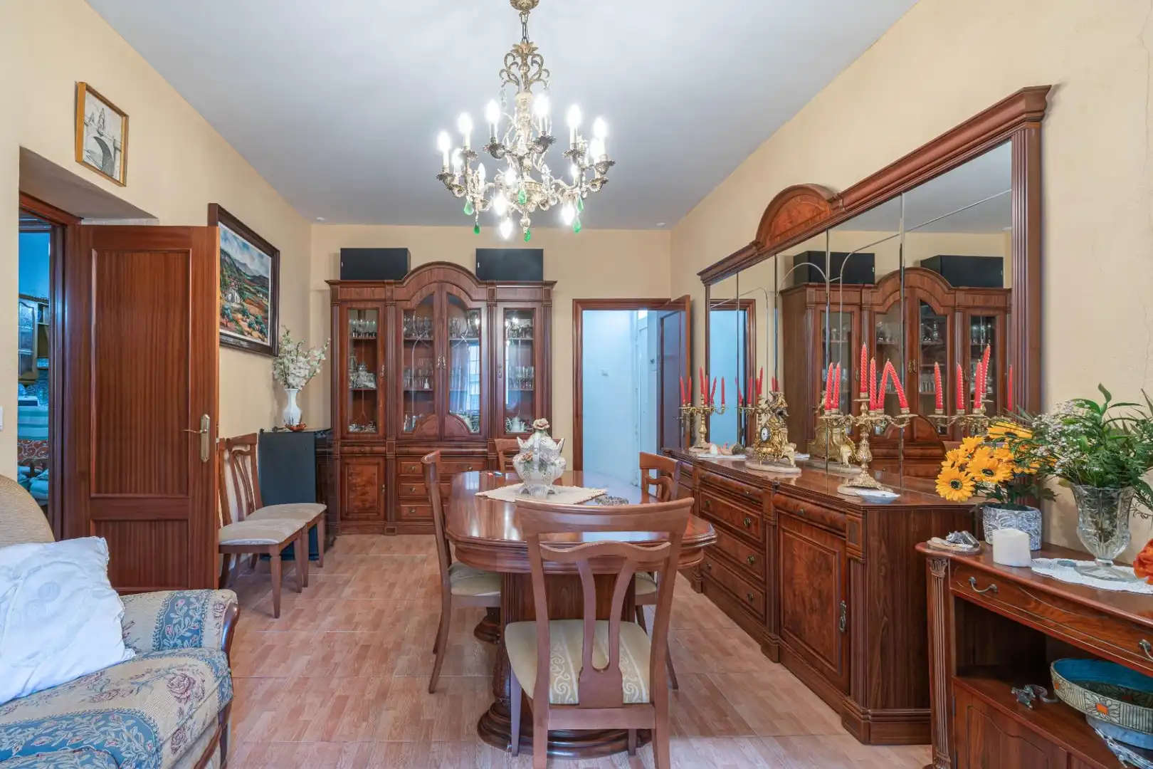 Dining room of Houses for sale in Almería  with Terrace, Storage room and Balcony