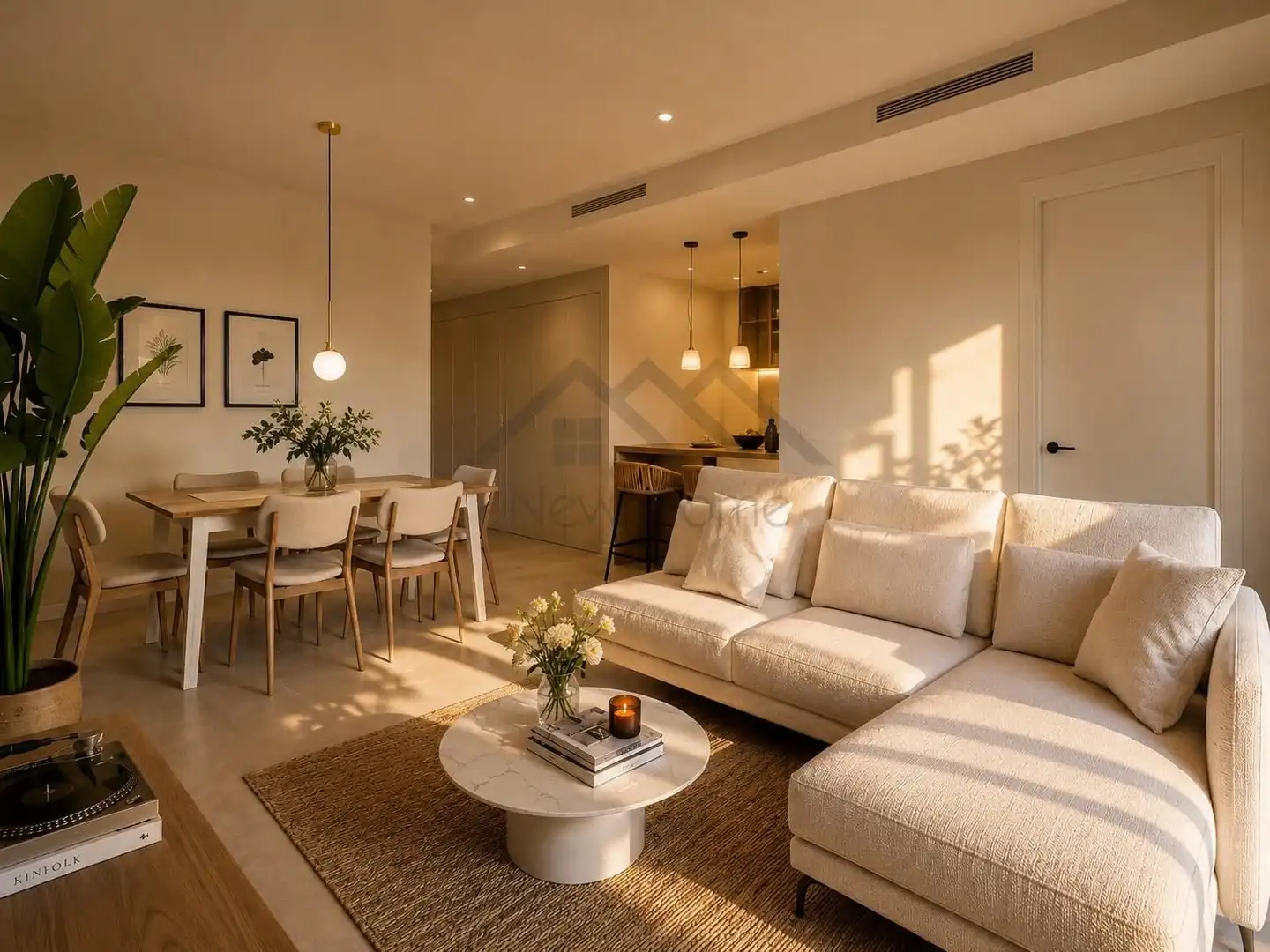 Wohnzimmer von Wohnung zum Verkauf in La Pobla de Vallbona mit Balkon