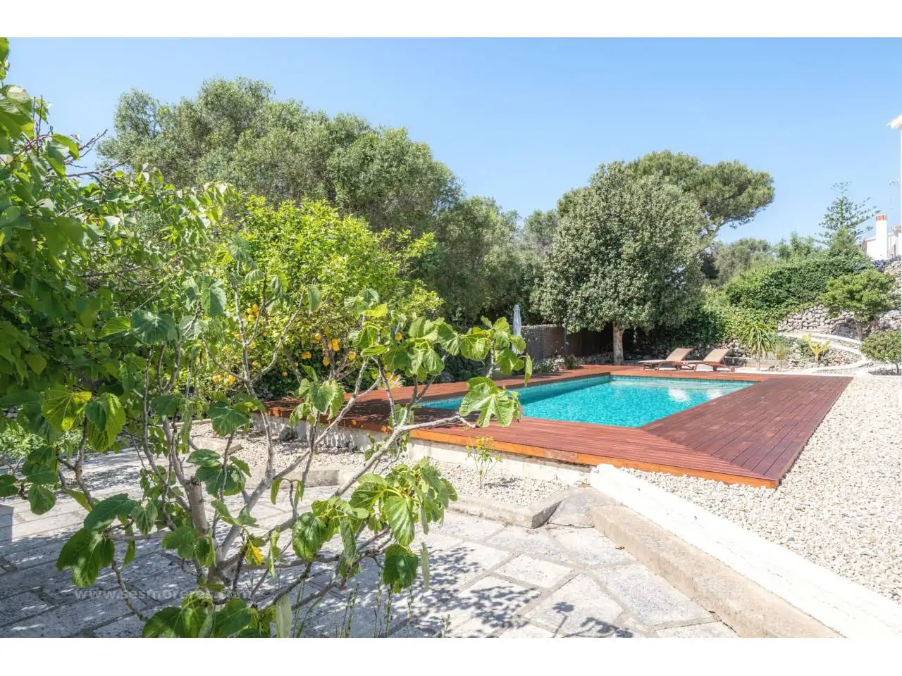 Piscina de Casa o chalet en venta en Es Castell con Calefacción, Jardín privado y Terraza