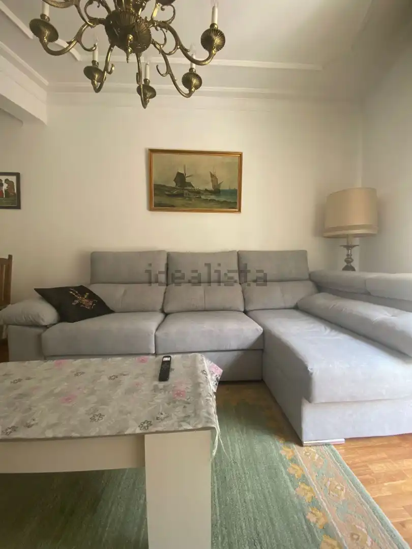 Sala d'estar de Pis de lloguer en Ourense Capital  amb Calefacció i Moblat