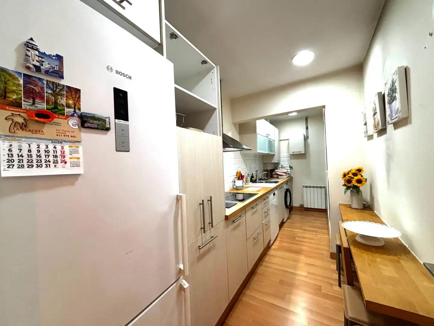 Cocina de Piso en venta en Sabadell con Calefacción, Parquet y Terraza