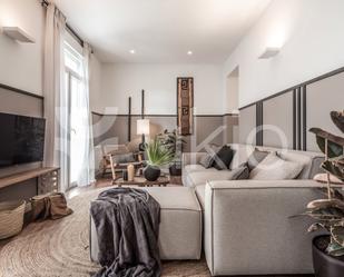 Living room of Apartment to rent in  Madrid Capital  with Air Conditioner