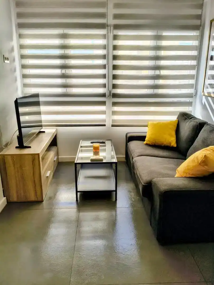 Sala d'estar de Pis de lloguer en Málaga Capital amb Aire condicionat