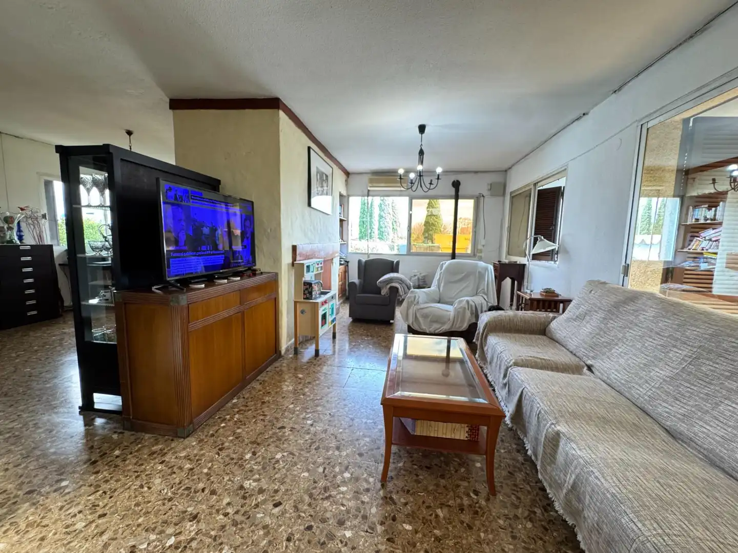 Living room of Houses for sale in Murcia  with Air Conditioner, Private garden and Terrace