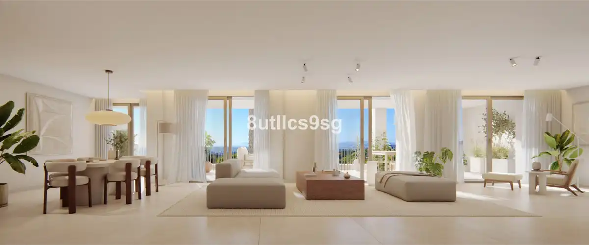 Sala d'estar de Casa adosada en venda en Istán amb Aire condicionat, Jacuzzi i Sauna