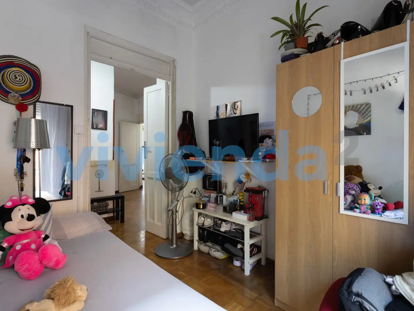 Schlafzimmer von Wohnung zum Verkauf in Madrid mit Heizung und Balkon