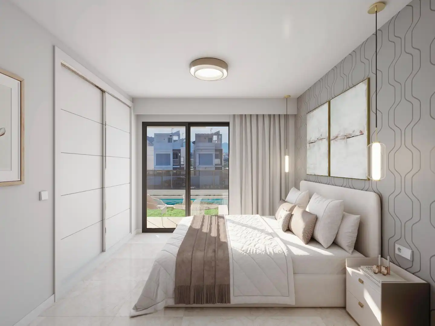 Bedroom of Houses for sale in Mazarrón  with Private garden, Terrace and Swimming Pool