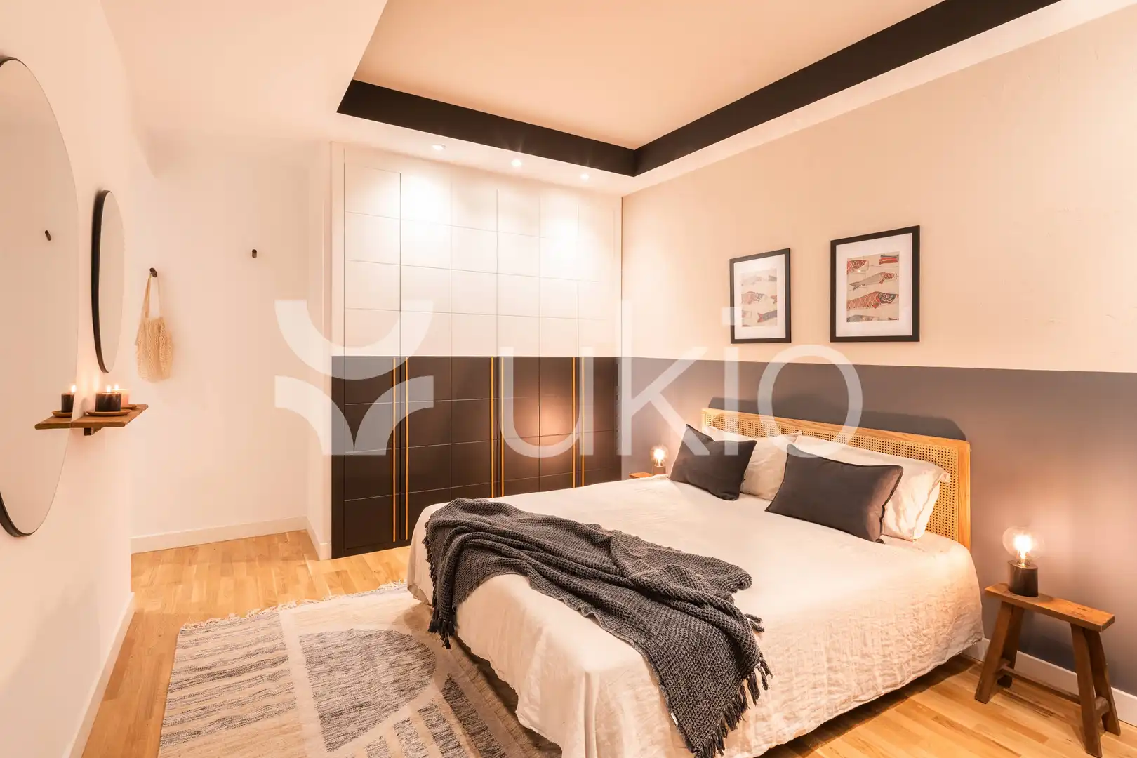Habitación de Apartamento de alquiler en Madrid con Aire acondicionado, Calefacción y Amueblado