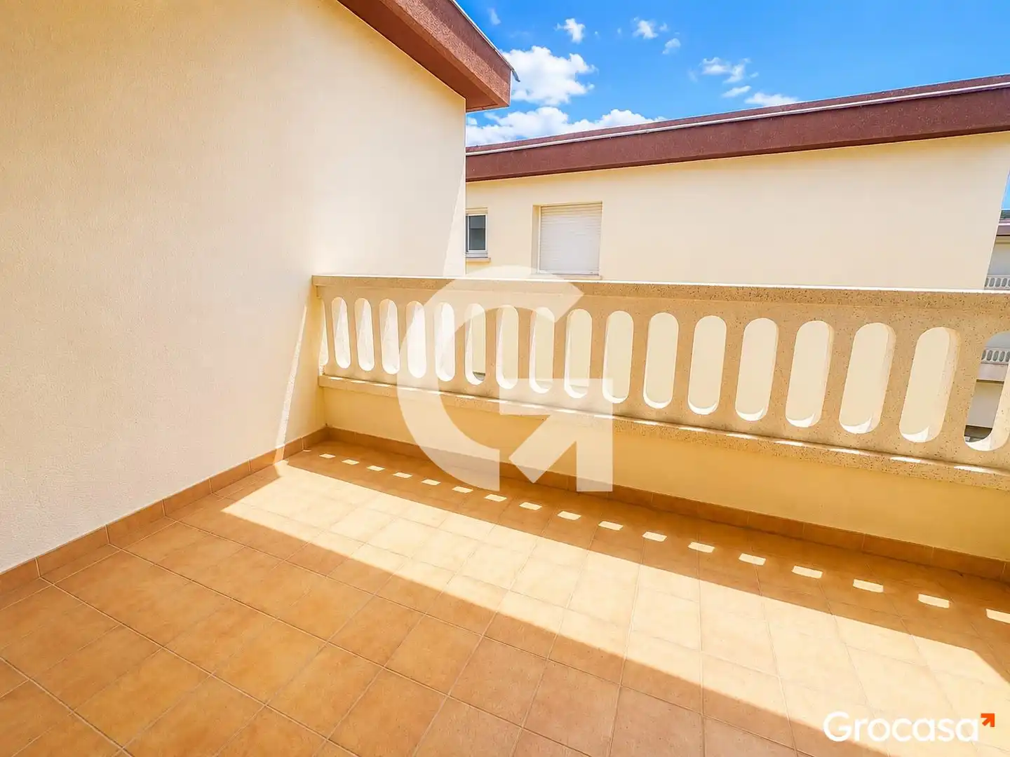 Terrasse von Wohnung zum Verkauf in Cubelles mit Klimaanlage, Heizung und Ofen