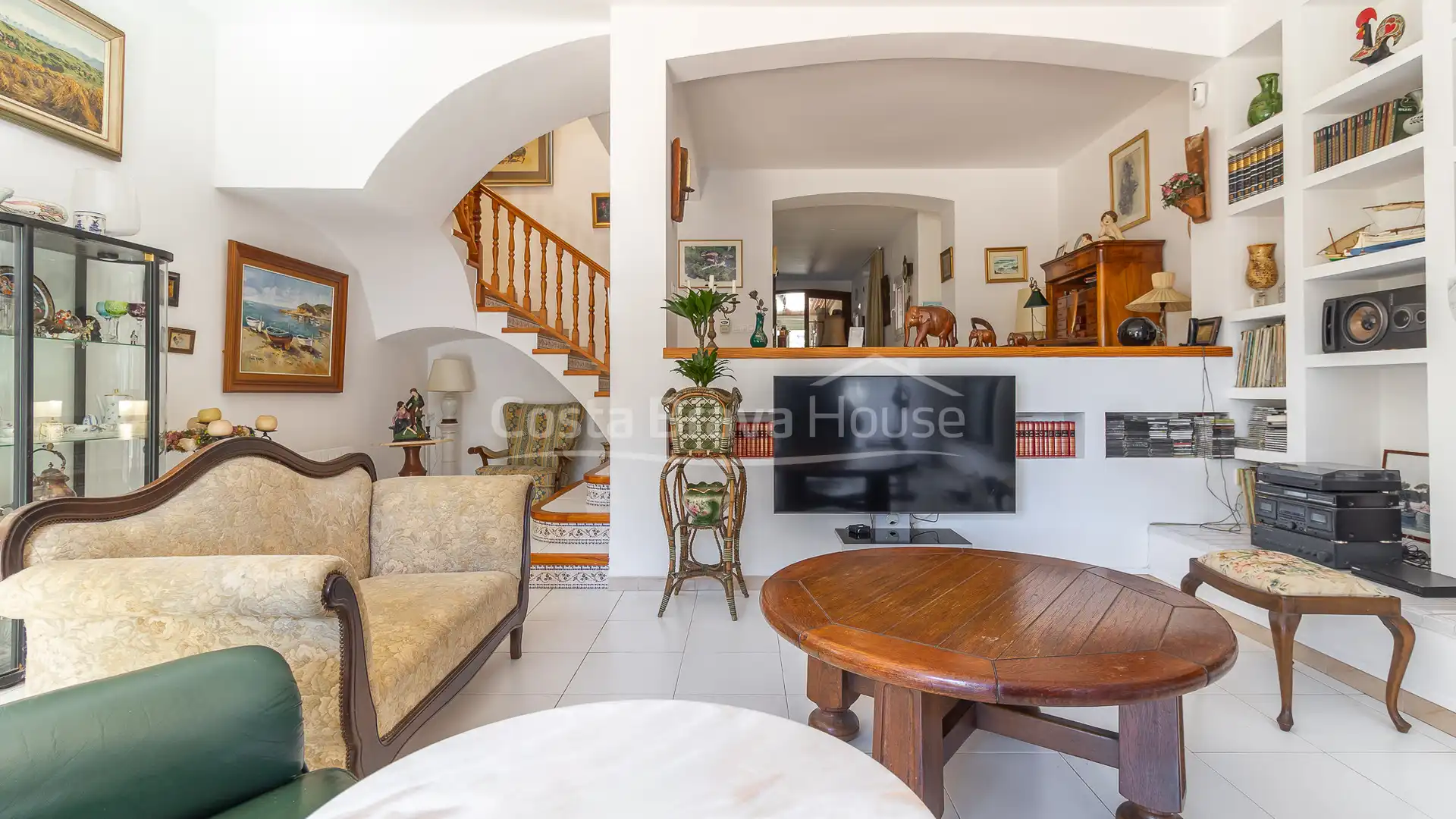 Sala d'estar de Casa o xalet en venda en Palafrugell amb Aire condicionat, Calefacció i Jardí privat
