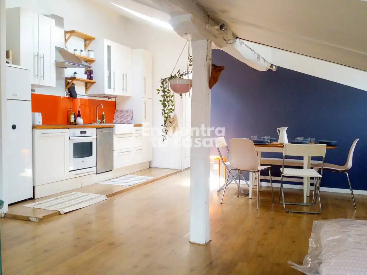 Cocina de Ático en venta en Ciboure con Calefacción, Parquet y Amueblado