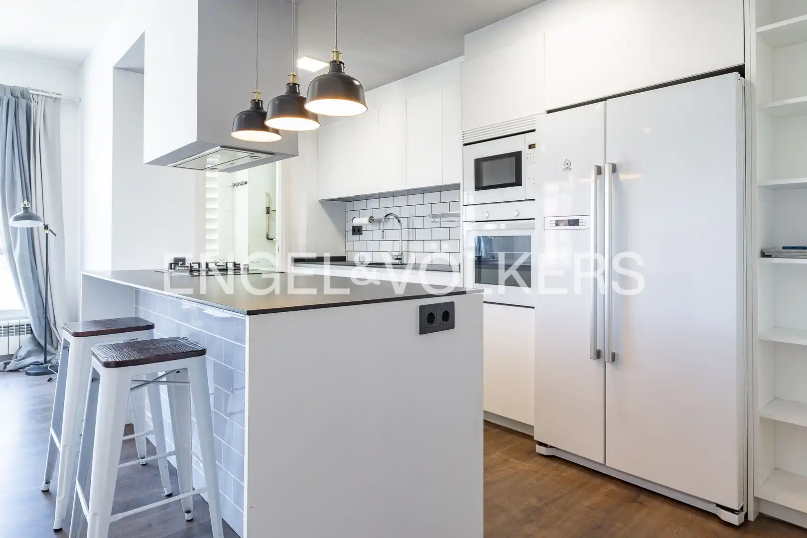 Cocina de Dúplex en venta en Montgat con Aire acondicionado, Calefacción y Jardín privado