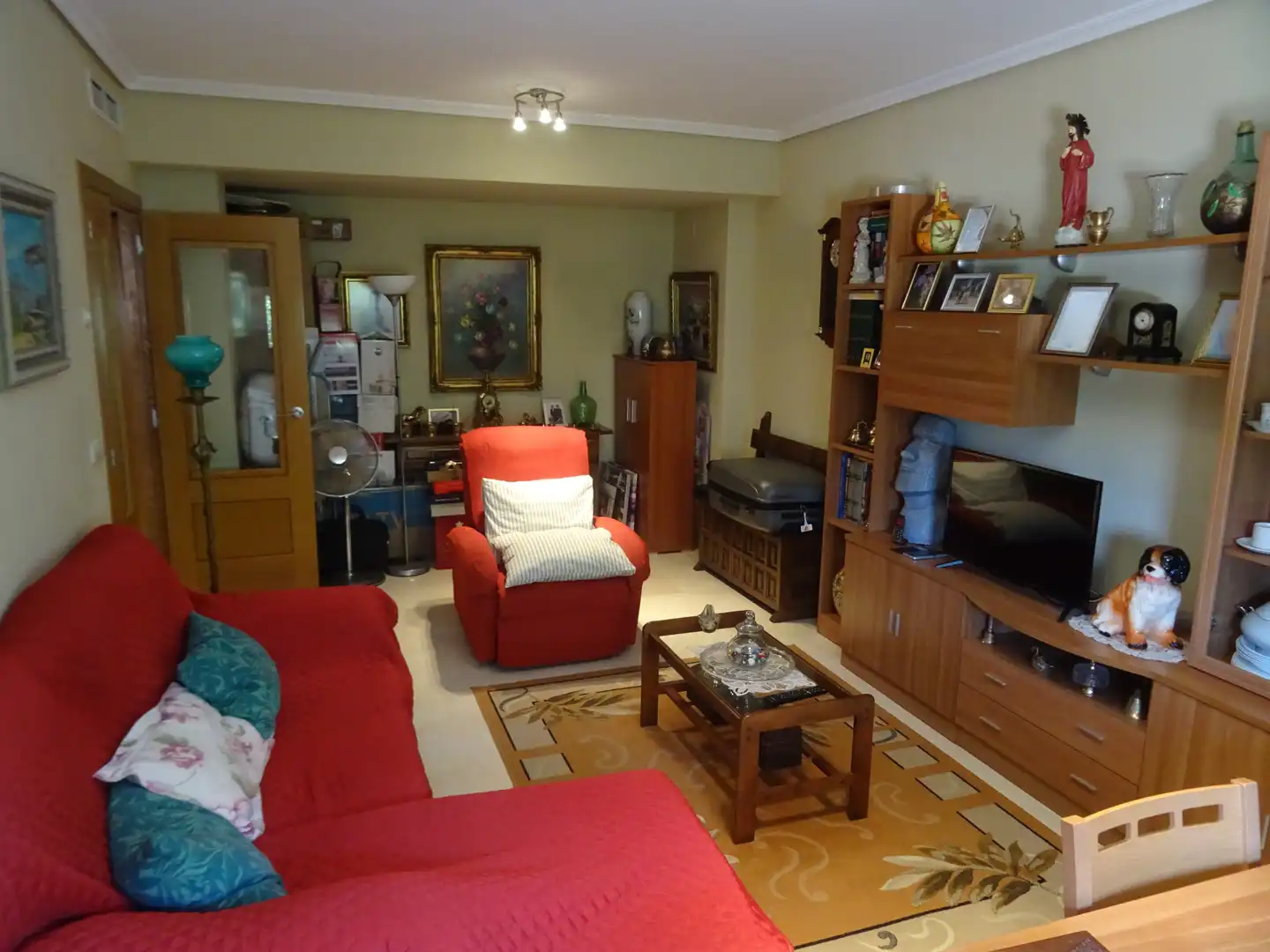 Sala de estar de Piso en venta en Algemesí con Trastero, Amueblado y Horno