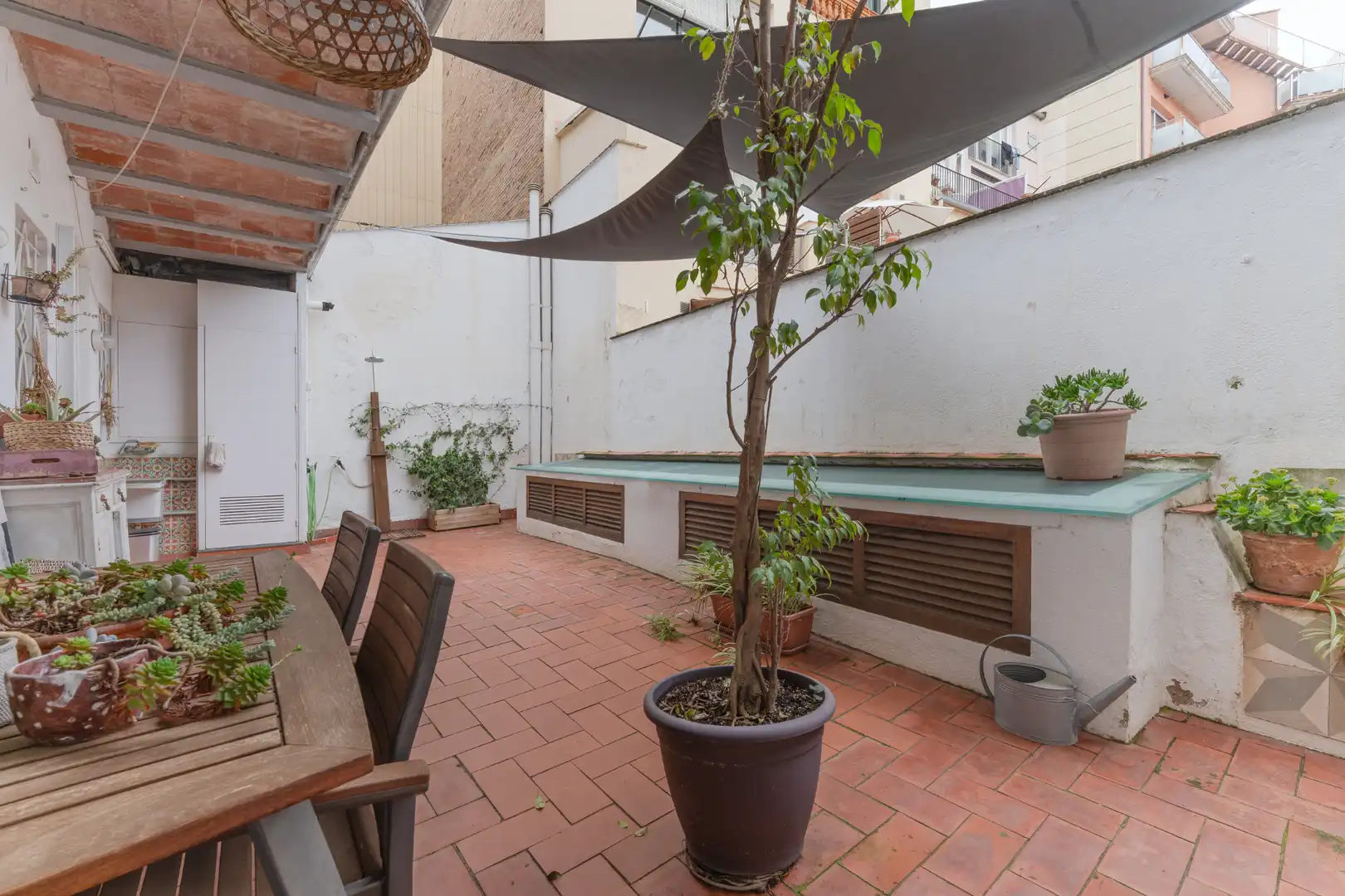 Terrasse von Wohnung zum Verkauf in Girona mit Heizung und Terrasse