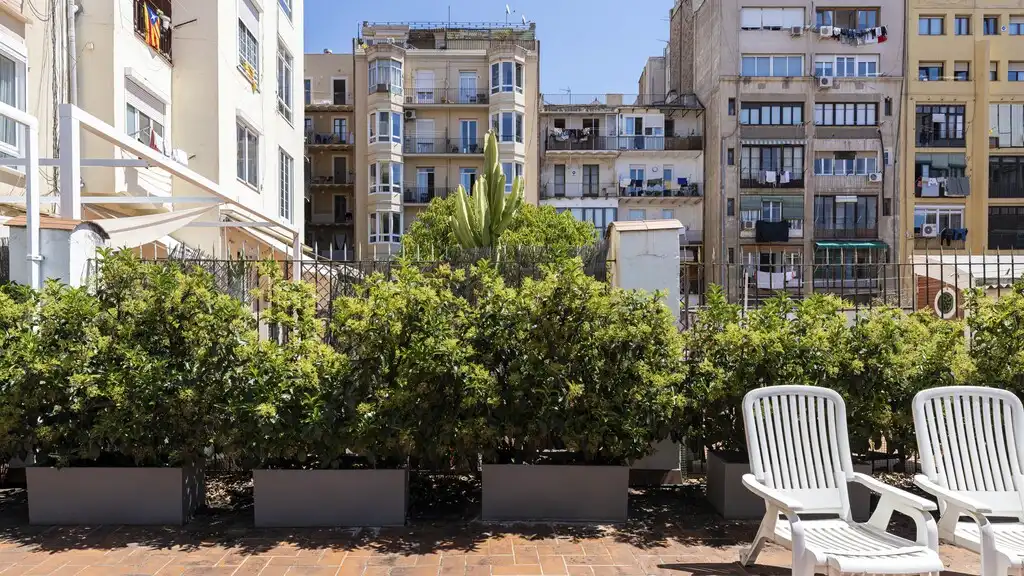 Terrasse von Wohnungen zum Verkauf in Barcelona mit Klimaanlage, Heizung und Terrasse