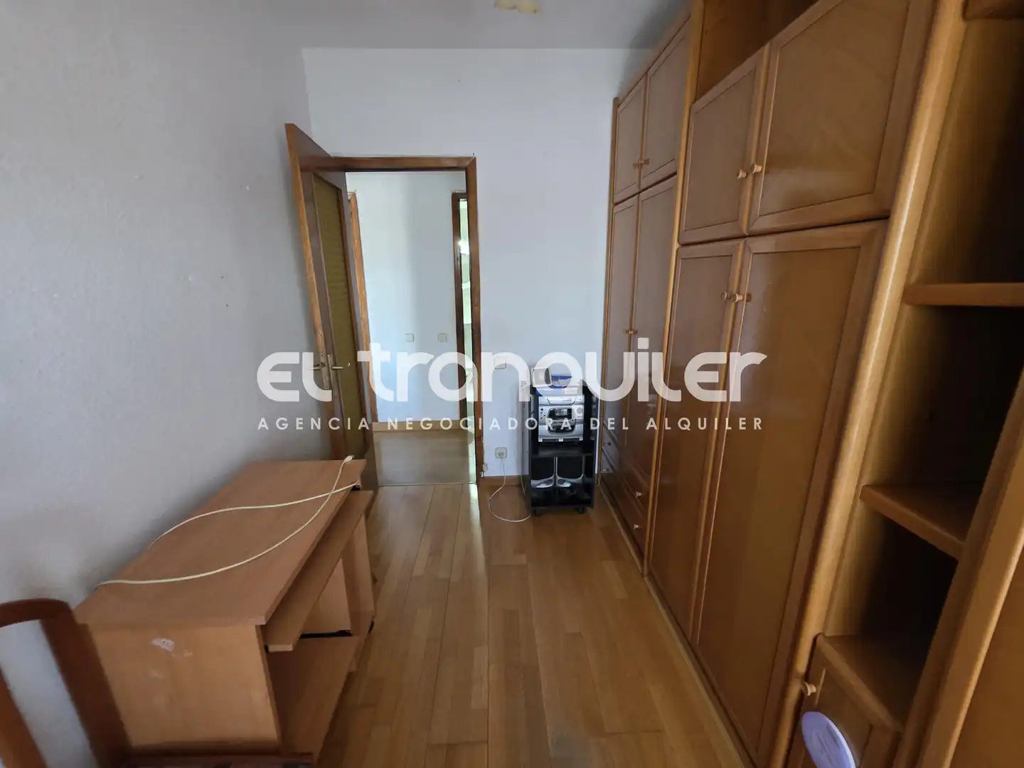 Bedroom of Flat for rent in Madrid  with Air Conditioner, Parquet flooring and Terrace