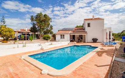 Swimming pool of House or chalet for sale in Maó  with Air Conditioner, Private garden and Terrace