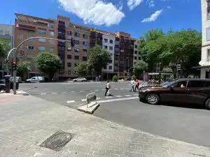 Außenansicht von Wohnung zur Miete in Madrid mit Heizung, Möbliert und Ofen