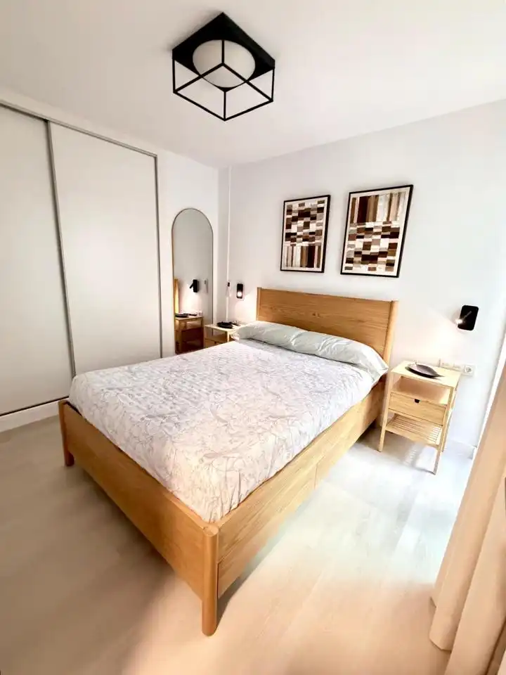 Bedroom of Flat for rent in Mogán  with Air Conditioner, Terrace and Furnished