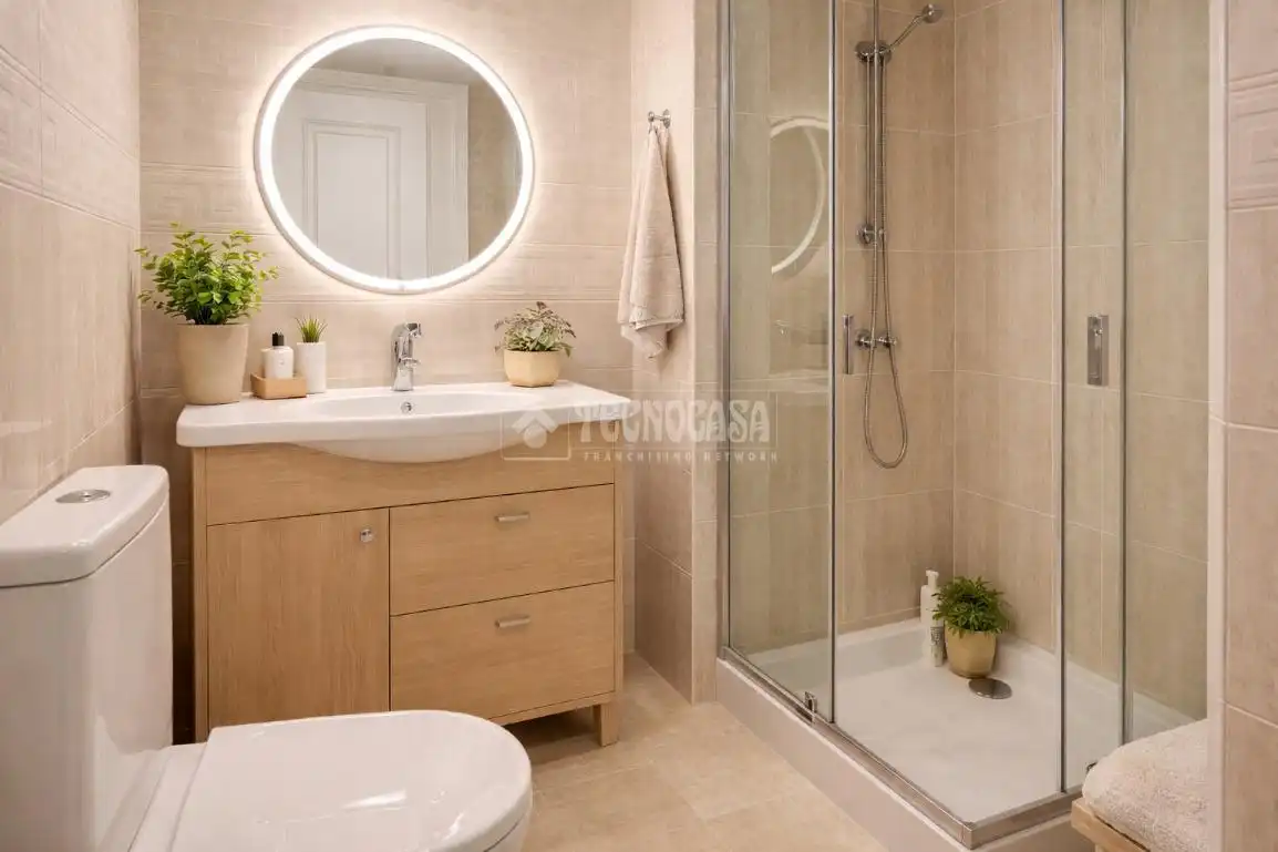Bathroom of Flat for sale in Barcelona  with Air Conditioner and Heating