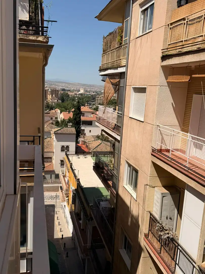 Vista exterior de Pis de lloguer en Granada amb Aire condicionat, Calefacció i Moblat