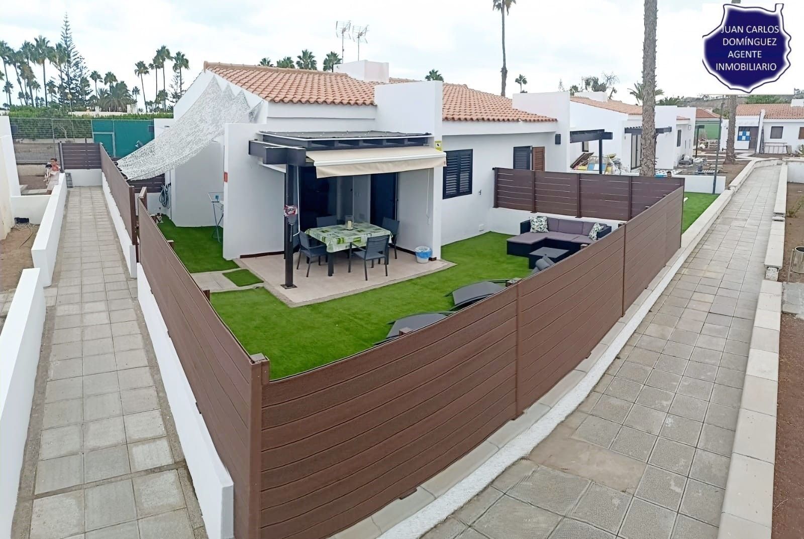 Jardí de Casa o xalet de lloguer en San Bartolomé de Tirajana amb Terrassa, Moblat i Piscina comunitària
